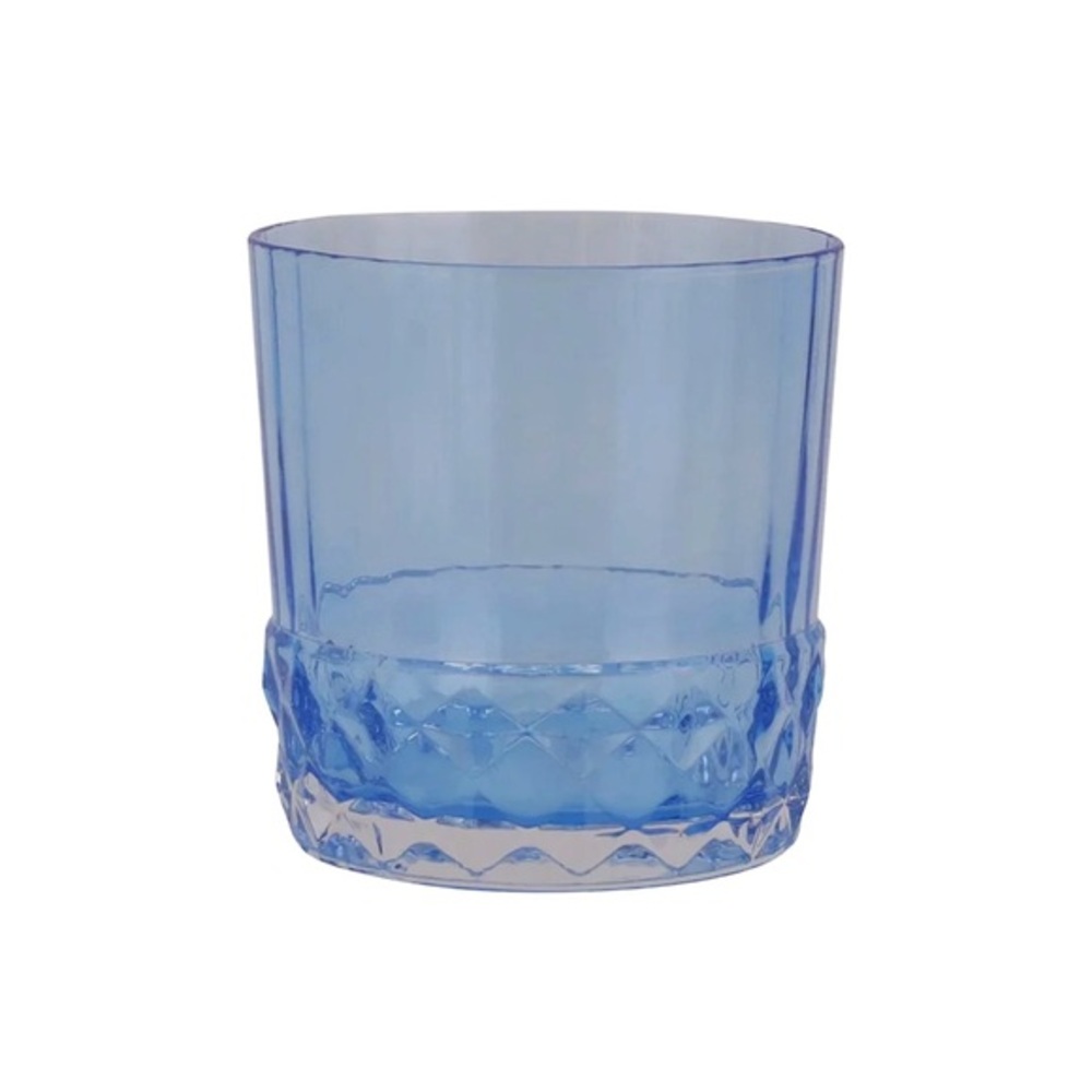 VIETRI DECO COBALT SHORT TUMBLER NEW
